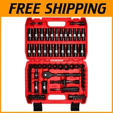 High-Impact Drop-Forged Socket Set 3/8" Drive 95-Piece