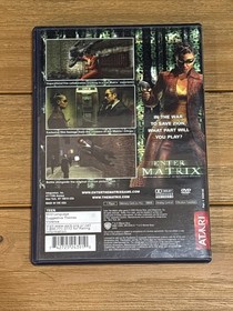 PS2 Enter The Matrix 2003 Wachowski Brothers Play Station 2 Black Label CIB