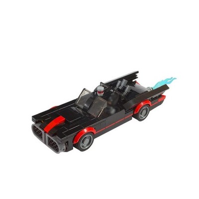 Kinder Moc Batman 1966 Batmobil Modell Bausteine Comics Jungen Spielzeug Auto