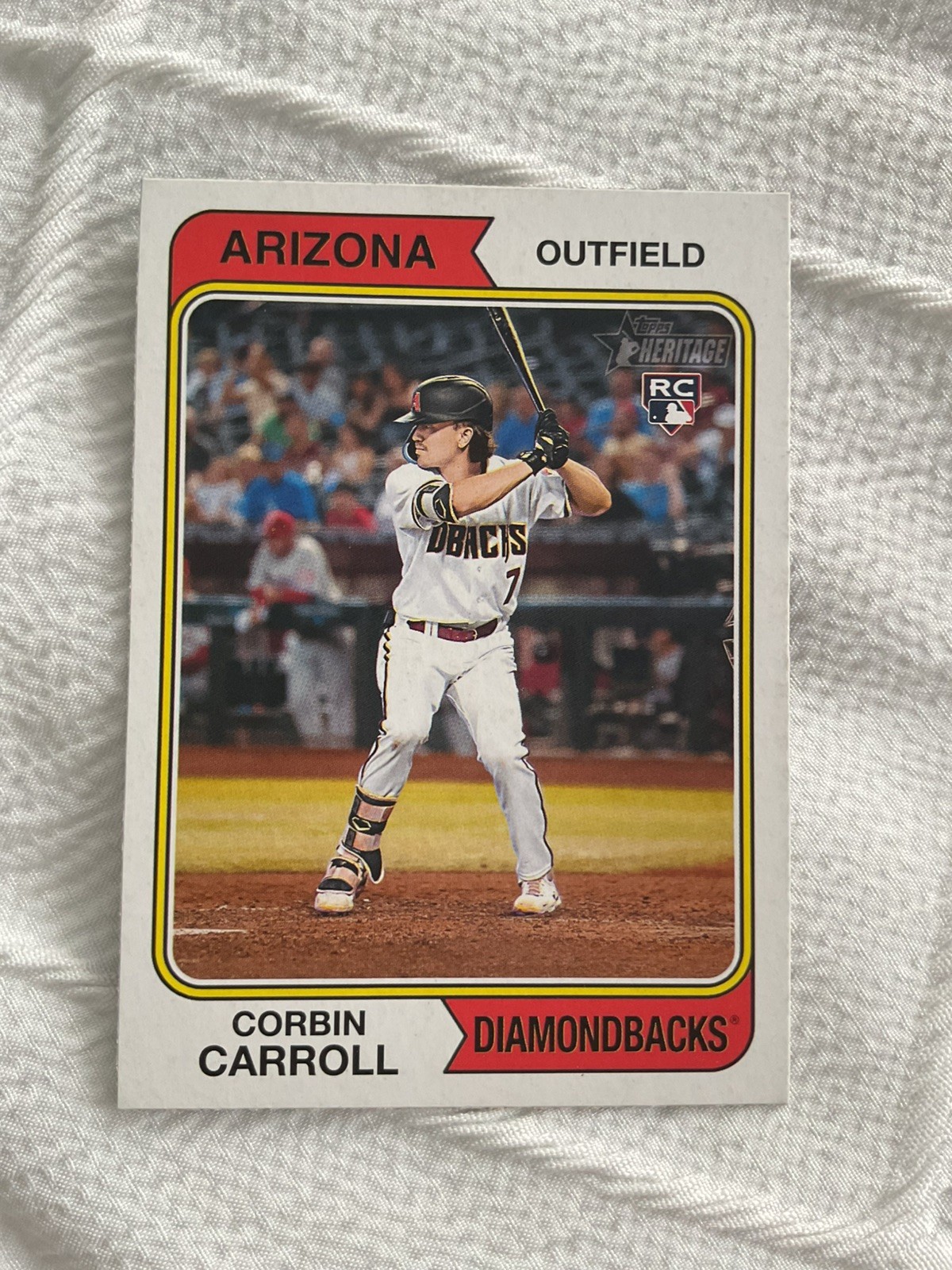 2023 Topps Heritage 209 Corbin Carroll RC Rookie Diamondbacks