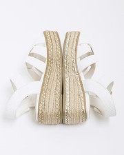 Sandales Blanches River Island - Taille UK 3 (pointure 36) - Pour Fille - Occasion