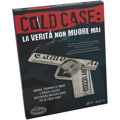 COLD CASE 1 Die Wahrheit stirbt nie THINK FUN Brettspiel IN ITALIENISCH invest