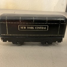 Vintage Marx New York Central Black Tender Car Tin Litho O Gauge Train Railroad