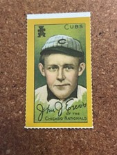 1977 Dover Publications Reprint T-206 Sweet Caporal Johnny Evers