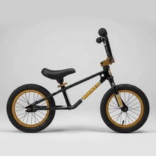 Torker LP 12" Old School Style Kids BMX Balance Bike Chrome/Gold or Black/Copper