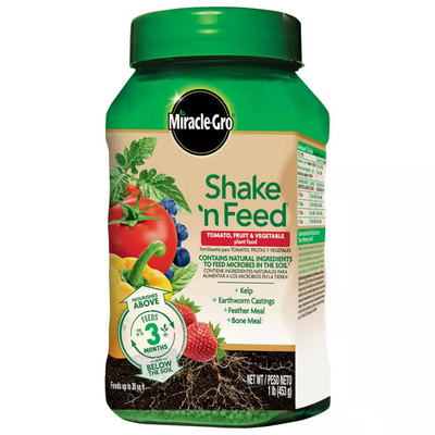 Shake N Feed Tomato, Fruit and Vegetable Plant Food 1 Lb. for In-Ground and Cont