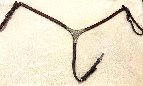 Vintage Circle Y Silver Horse Show Breast Collar