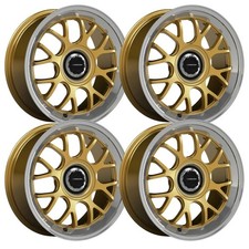 Set-4 Vision 478 Alpine 20x8.5 5x120 35mm Gold Wheels Rims 20 Inch