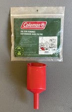 Coleman Red Plastic Filter Funnel Stove Lantern 5103 700T New In Package