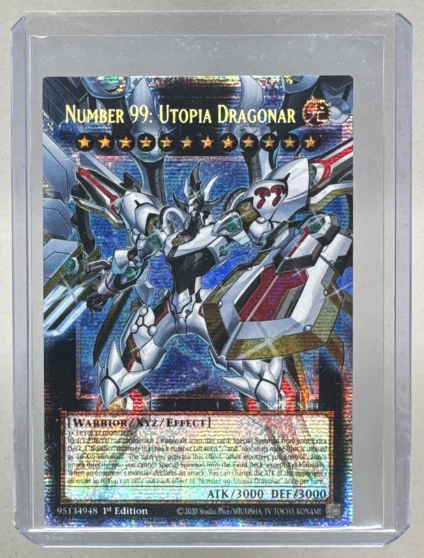 Number 99: Utopia Dragonar Yu-Gi-Oh! 1st Edition Extended Art RA05-EN144