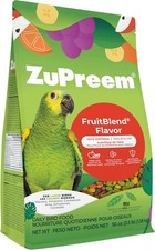 ZuPreem FruitBlend Bird Pellets, Daily Bird Food for Amazon, Cockatoo, Macaw, Co