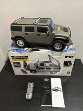 RARE Sharper Image HUMMER H2 CD STEREO ALARM CLOCK W/ ORIGINAL BOX WORKS - READ*