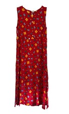 Stonebridge Long Red Floral Dress Woman’s Size 1X