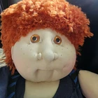Tigers Eye Edition Cabbage Patch Doll 1988, Red Hair, Suspenders Original Outfit