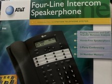 AT T Model 944  4-12 Line Intercom Transfer  Conf. Corded Phone System