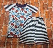 Gymboree Boys Sz 5 Summer Pajamas Pj Set Guc 4th Of July