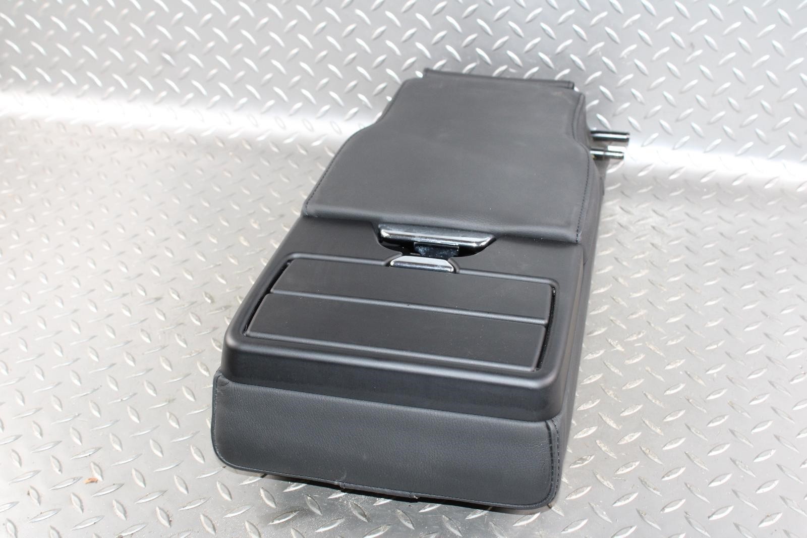 14-17 Ghibli Black Nero Leather Rear Second 2nd Row Armrest OEM Factory Cover OE