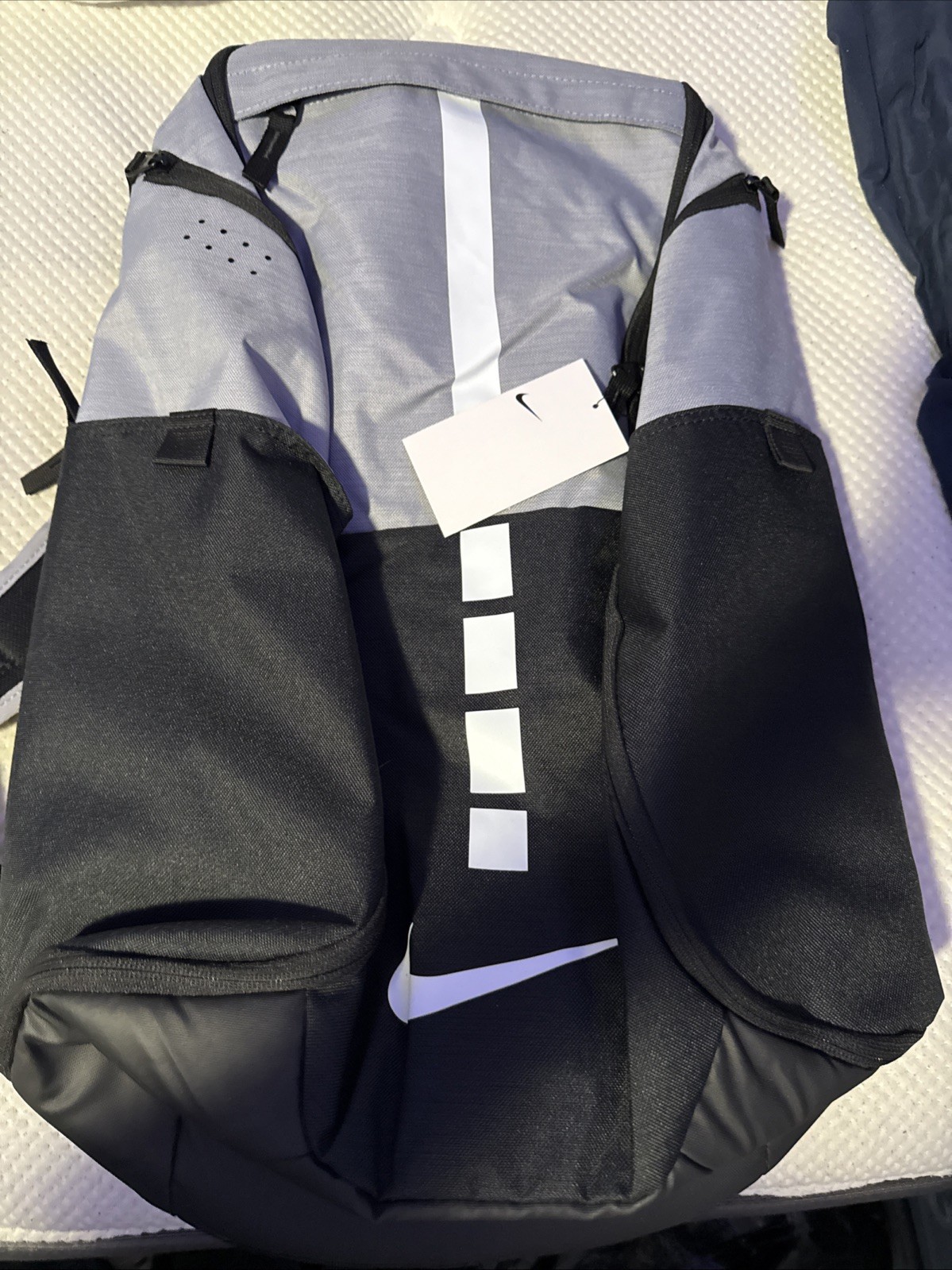 Nike HOOPS Elite Pro Men's Backpack Black Grey With Lunchbox