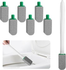 Pumice Stone Toilet Bowl Cleaner with Handle, 1 Wand  6 Pumice Stones, Clean Ha