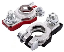 Battery Terminal Connectors(1 pair), Positive & Negative Auto Battery Cable 