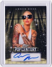Amber Rose 2026 Leaf Metal Pop Century Auto! Super Prismatic Gold True 1/1 !!