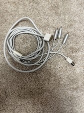 Genuine Original Apple 30 Pin Composite AV Cable RCA USB TV iPod iPad iPhone