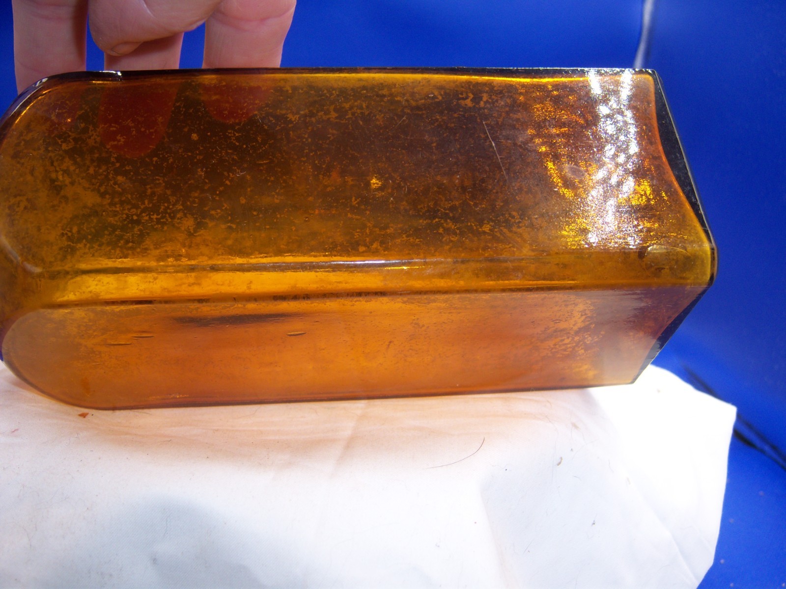 1880's Begg's Dandelion Bitters Chicago Ill 9 3/8 " Honey Amber Medicine bottle