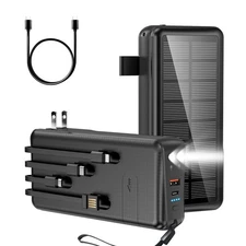 50000mAh Portable Charger PD30W Fast Charging Power Bank 5 Outputs & Phone