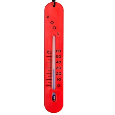 Poolthermometer rot sinkend für Schwimmbad Pool Teich Thermometer Analog Wasser