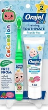 Orajel Kids CoComelon Toothbrush & Training Toothpaste Fluoride-Free Watermelon
