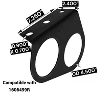 Automann RH Rear Tail Light Bracket Compatible with Peterbilt OEM# 1606499R