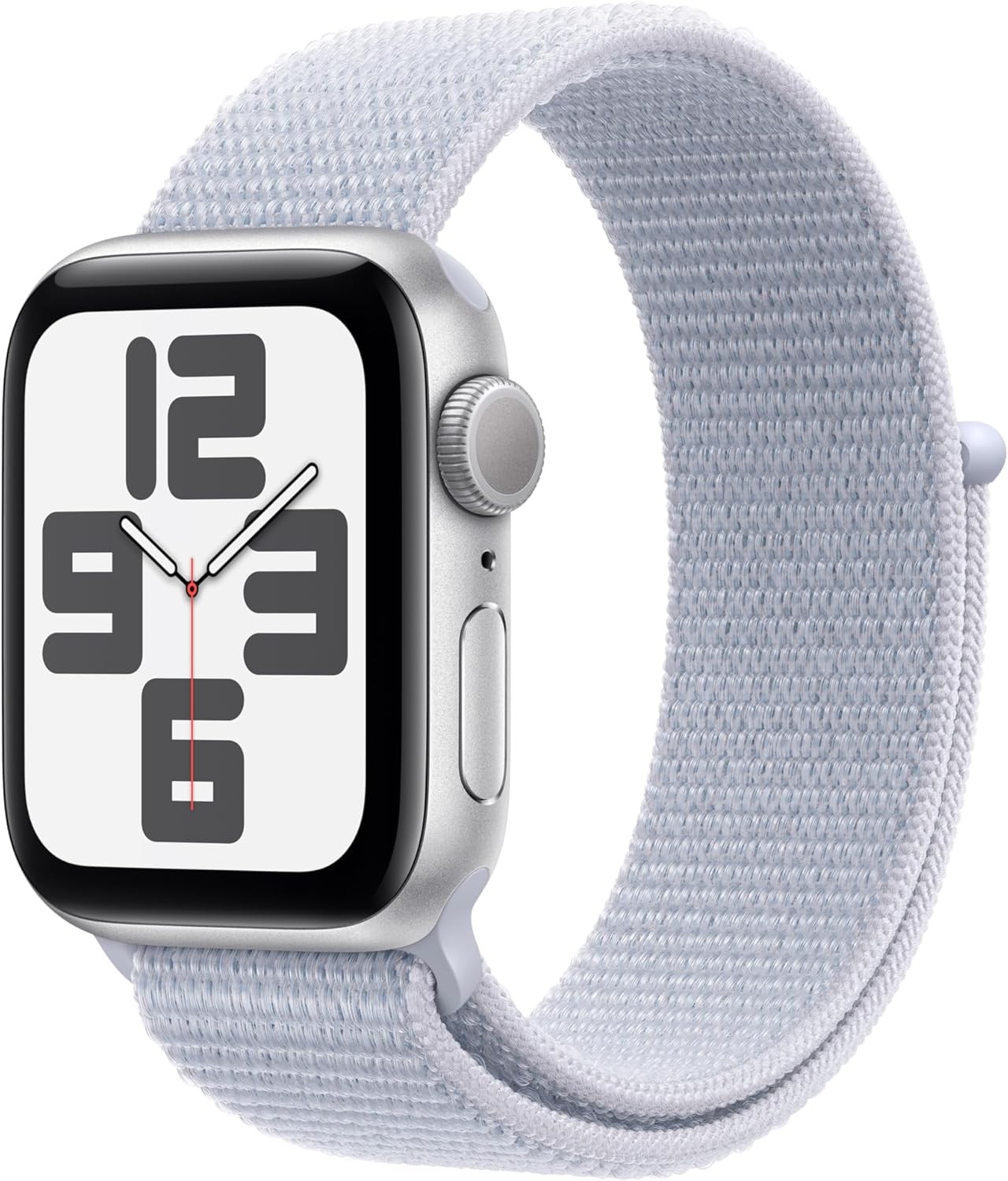 Apple Watch Series SE 2nd Gen (GPS + LTE) 40MM Silver Aluminum Case Blue Cloud