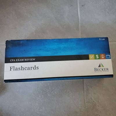 Becker CPA Exam Review - Flashcards (2013) Edition V 1.0