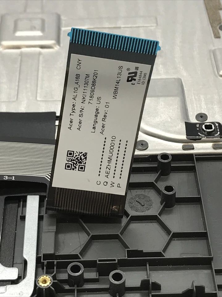 Apoio para as mãos e teclado Acer Chromebook C731T C731 fabricante de equipamento original 6B.GM9N7.017 - grau B - Imagem 4 de 4