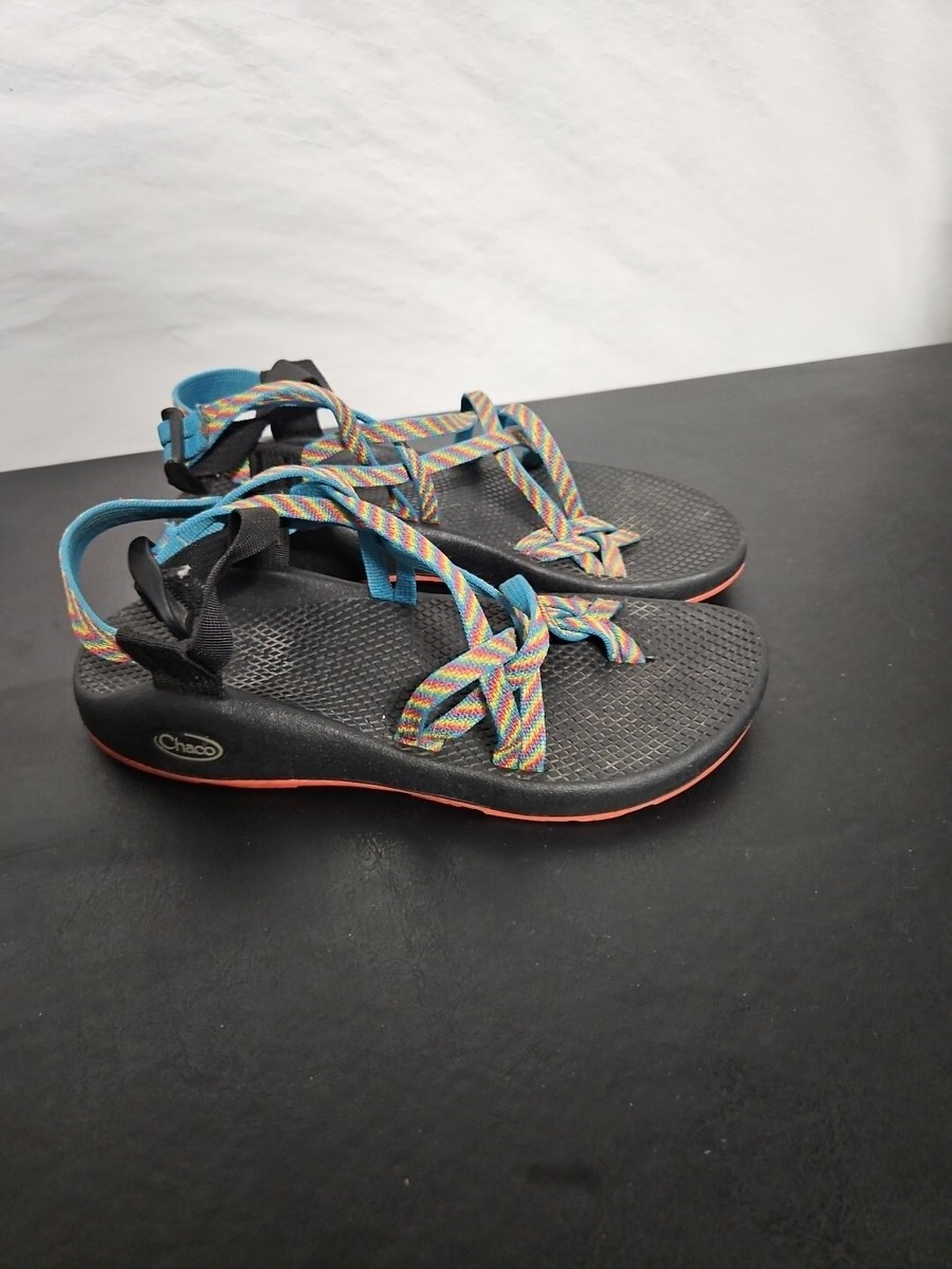 Chaco Women's Size 9 Rainbow Stripe Strappy ZX/2 Dual Strap
