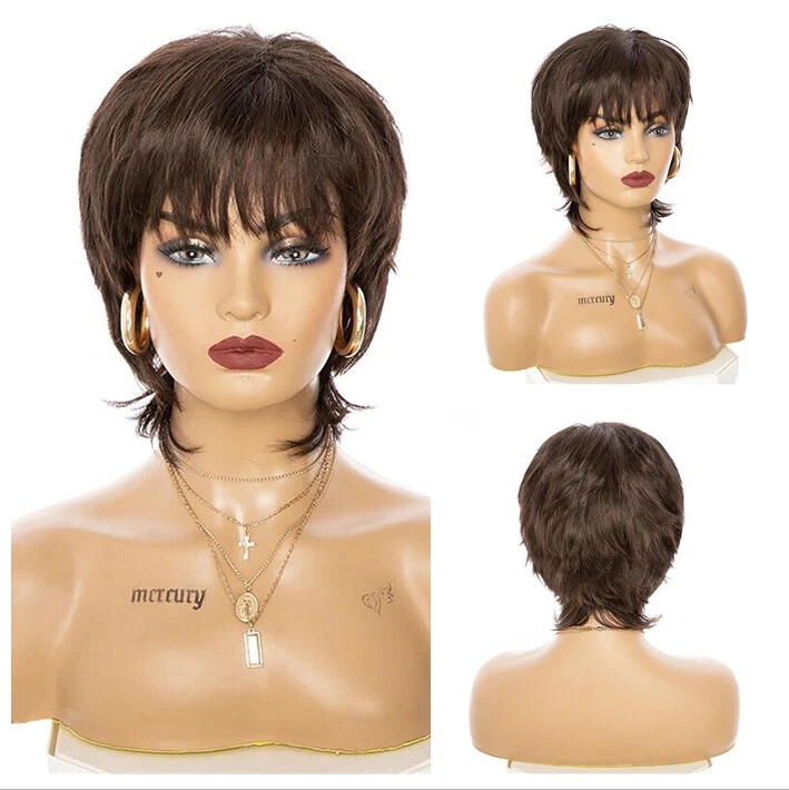 Short brown wig ebay top