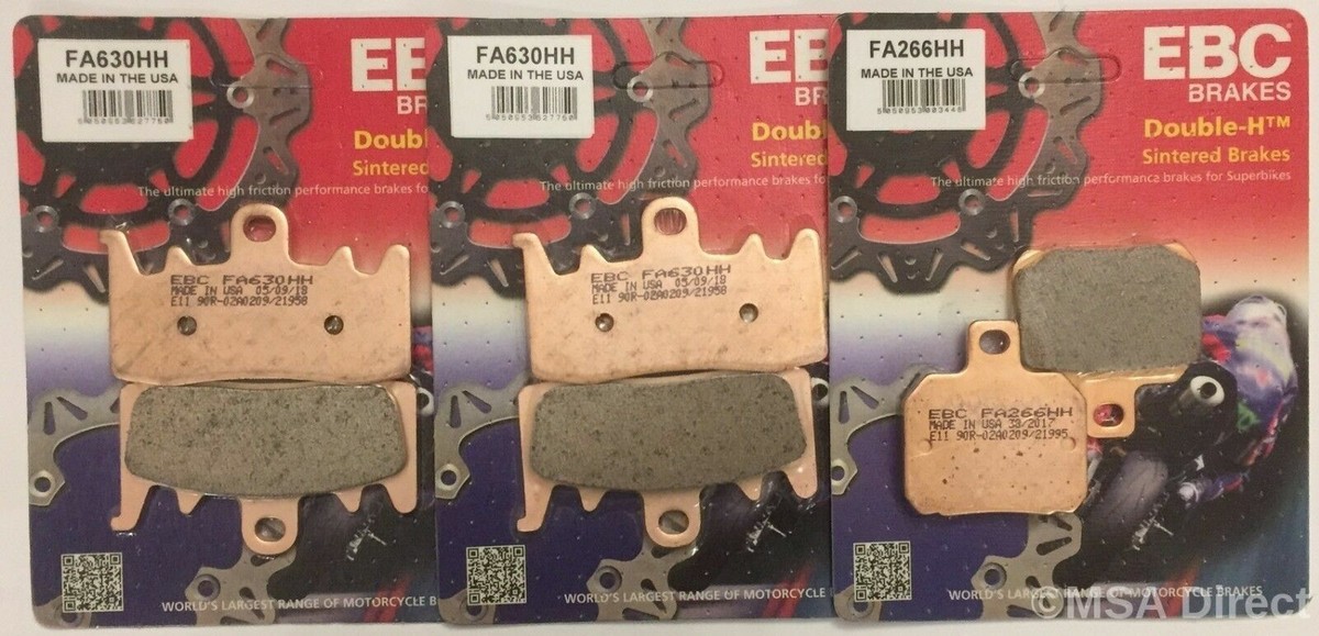 Ducati Panigale 899 (2014 to 2015) EBC Sintered FRONT and REAR