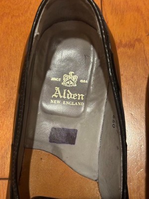 Alden Shoes 660 Tassel Loafers Calf Leather Men Black US 11 B/D 