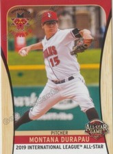 2019 International League All Star Montana Durapau RC Rookie Pirates