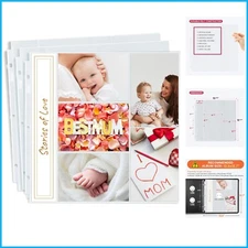 Archive Quality 12x12 Photo Sleeves - 100-Pack for Special Moments and Memories