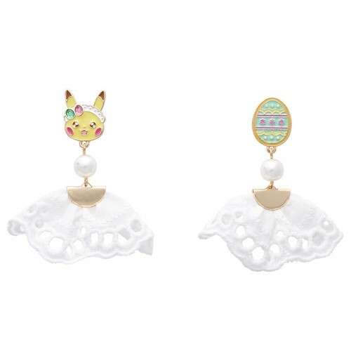Центр покемонов оригинальные серьги Покемон Ням Ням Пасхальный Пикачу