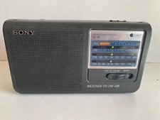 Sony ICF-36 Portable AM/FM/TV/Weather Band Radio