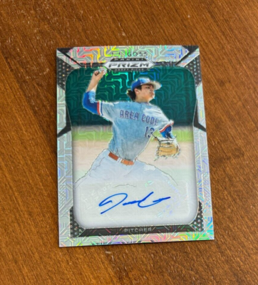 #ad JJ Goss 2019 Panini Prizm Draft Picks Mojo Auto #41 Tampa Bay Rays Biscuits 49 $3.99