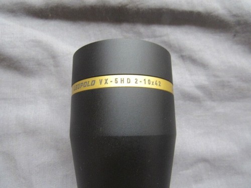 Leupold VX-5HD 2-10 x 42 mm CDS Zl2 Matte 30mm Tube SF Duplex Firedot Scope - Picture 15 of 20