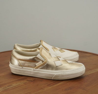 vans white gold