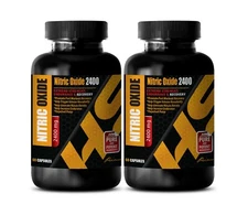 nitric oxide supplement - NITRIC OXIDE 2400 - nitric oxide pills - 2 Bottles