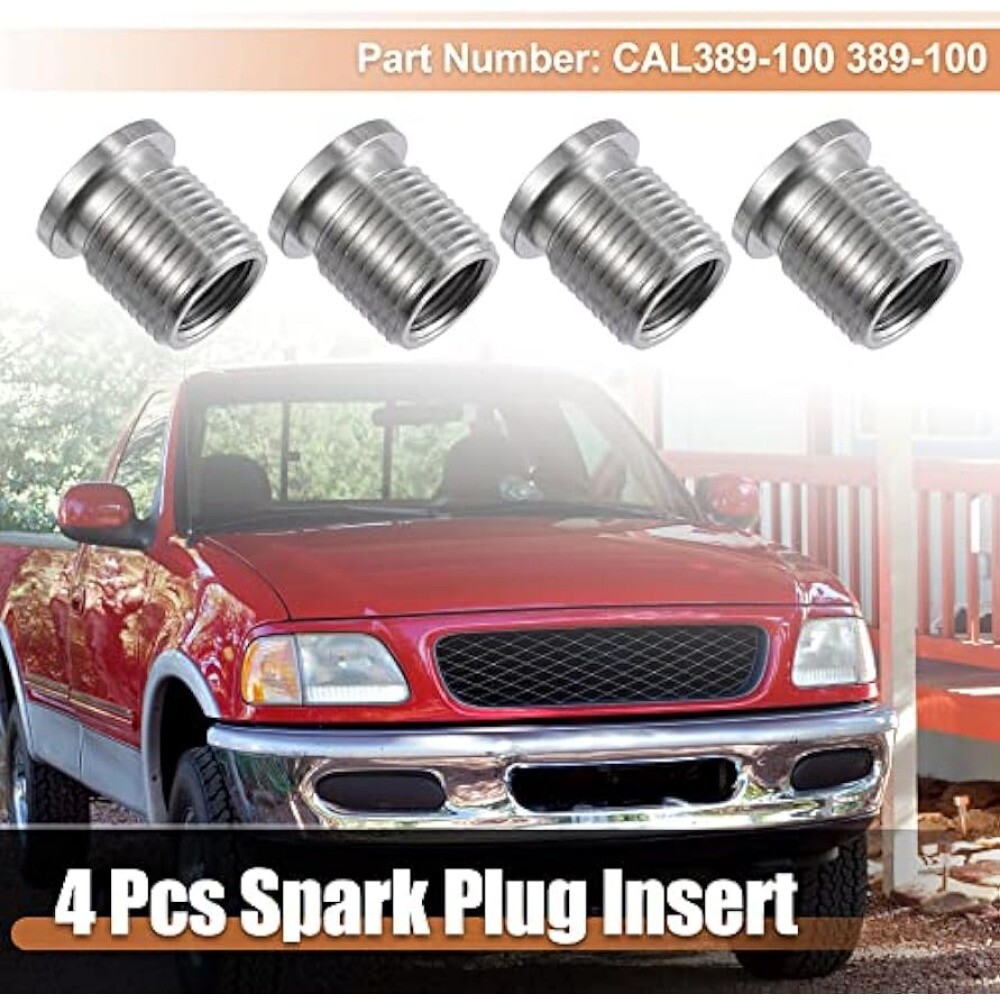 4x 14mm Spark Plug Insert for Ford Triton Engine 4.6L 5.4L 6.8L 389100 ...