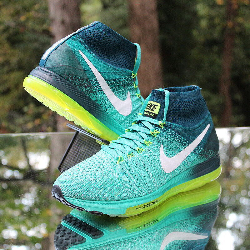 Nike Zoom All Out Flyknit Women's Size 7.5 Clear Jade White Nike Zoom All Out Flyknit Women's Size 7.5 Clear Jade White