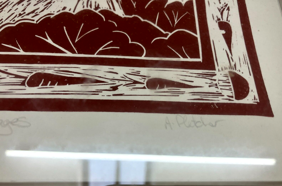 HARE AND CABBAGE ADELENE FLETCHER 2/20 LIMITED EDITION SIGNED PRINT 8