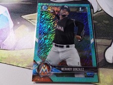 2018 Bowman AQUA Shimmer Refractor /125 Merandy Gonzalez #BCP70 Rookie RC